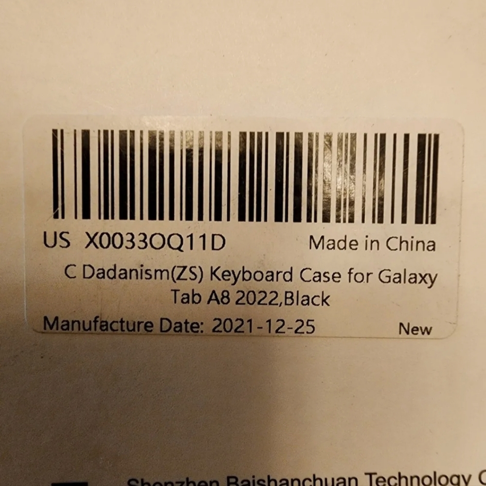 New Samsung keyboard tablet case Samsung A8 - Picture 3 of 3